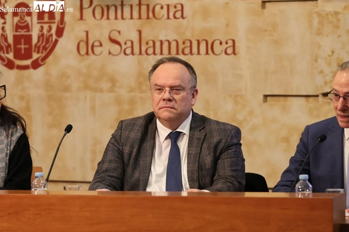 La Universidad Pontificia de Salamanca acoge la segunda fase del congreso internacional sobre la Escuela de Salamanca, organizado junto a la USAL y San Esteban. Foto de David Sañudo