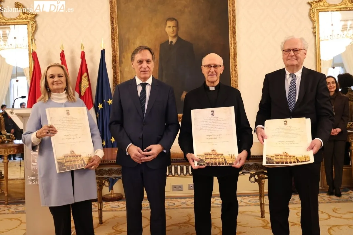 Belda, Lutz-Bachmann y Aspe, nuevos Huéspedes Distinguidos de Salamanca | FOTOS: David Sañudo 