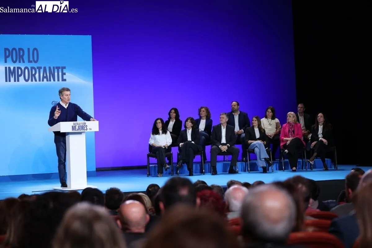 Presentación de la candidatura del PP para las elecciones autonómicas en el Teatro Liceo de Salamanca | FOTOS: David Sañudo 