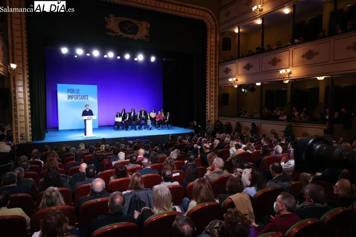 Presentación de la candidatura del PP para las elecciones autonómicas en el Teatro Liceo de Salamanca | FOTOS: David Sañudo 