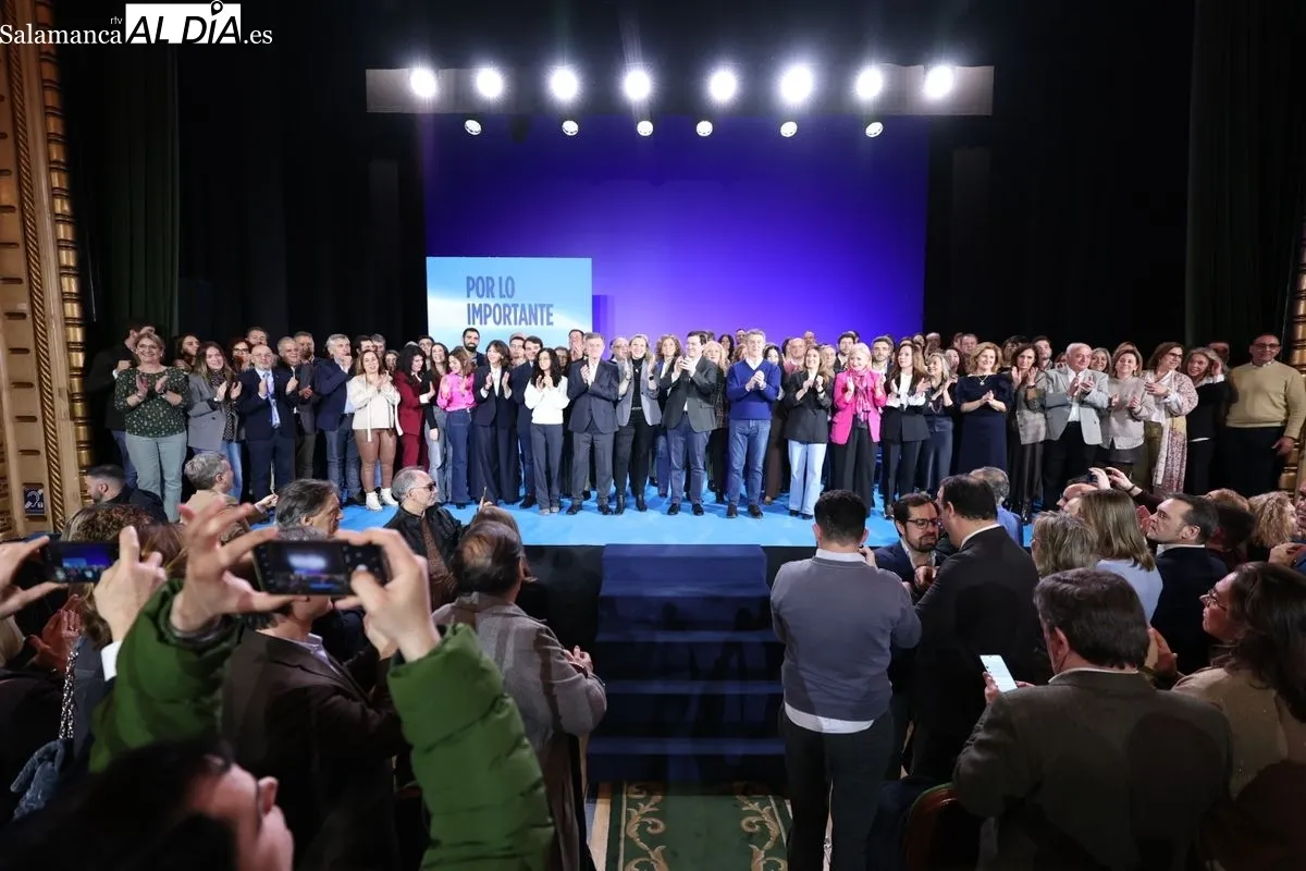 Presentación de la candidatura del PP para las elecciones autonómicas en el Teatro Liceo de Salamanca | FOTOS: David Sañudo 