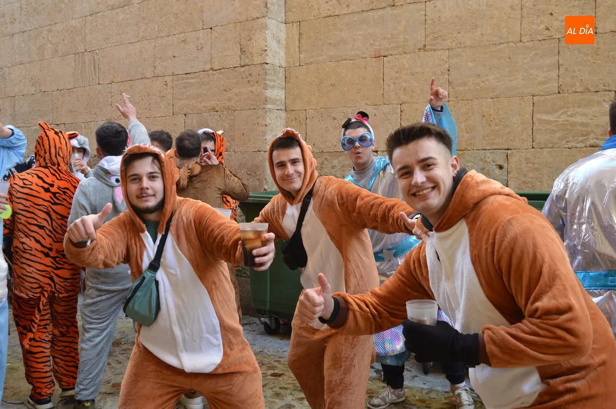 Ambiente del sábado de carnaval por la tarde 