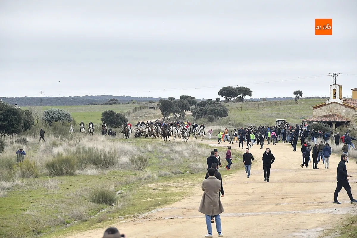 Encierro a caballo en ciudad Rodrigo