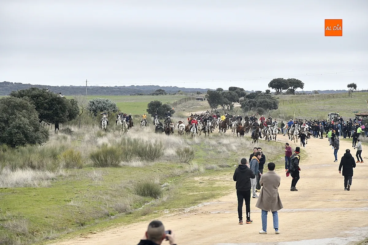 Encierro a caballo en ciudad Rodrigo