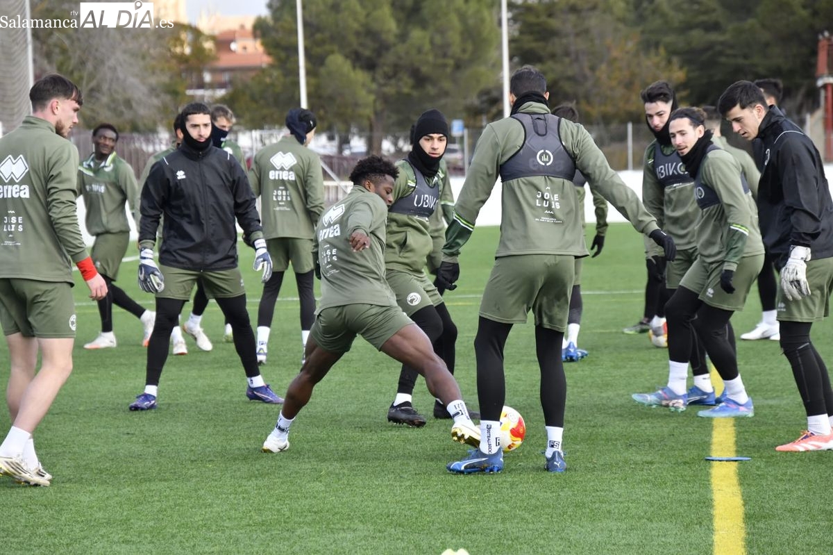 Unionistas de Salamanca prepara el duelo ante el Ourense