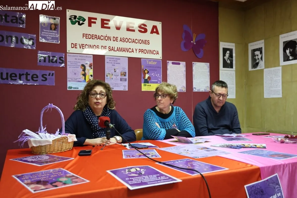 Presentación de la Semana de la Mujer en la sede de FEVESA. Foto de David Sañudo