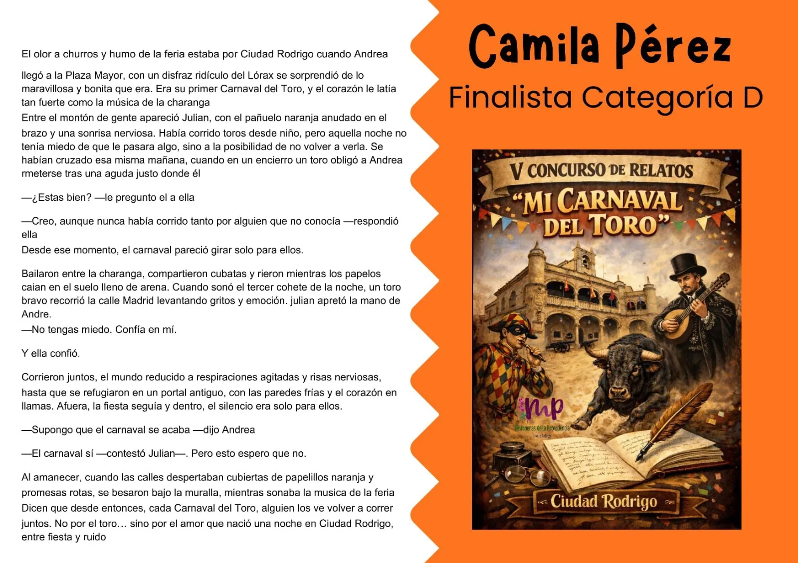 Ganadores y finalistas del V Concurso de Relatos «Mi Carnaval del Toro»