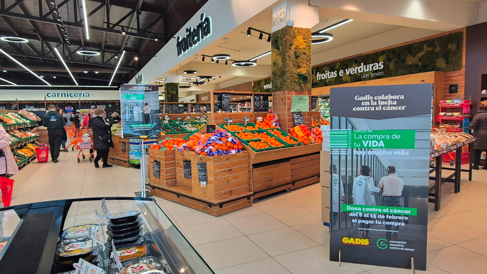 Gadis inicia la campaña solidaria La compra de tu vida para la AECC