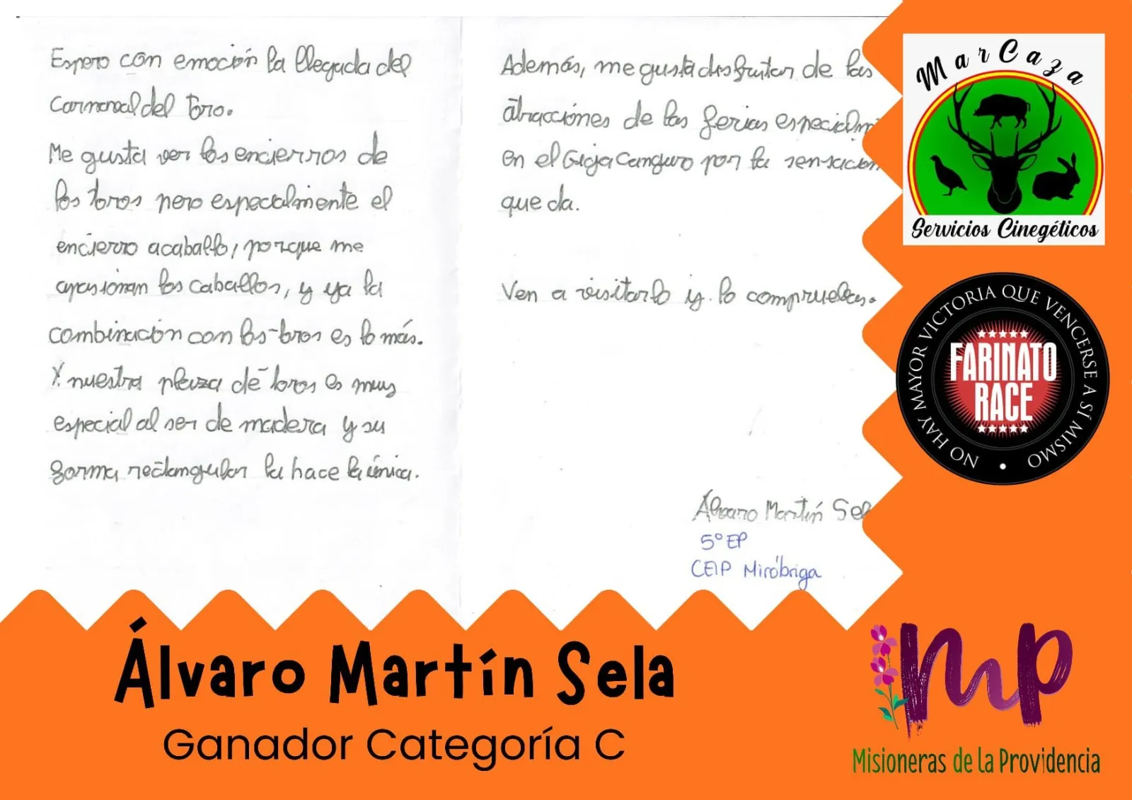 Ganadores y finalistas del V Concurso de Relatos «Mi Carnaval del Toro»