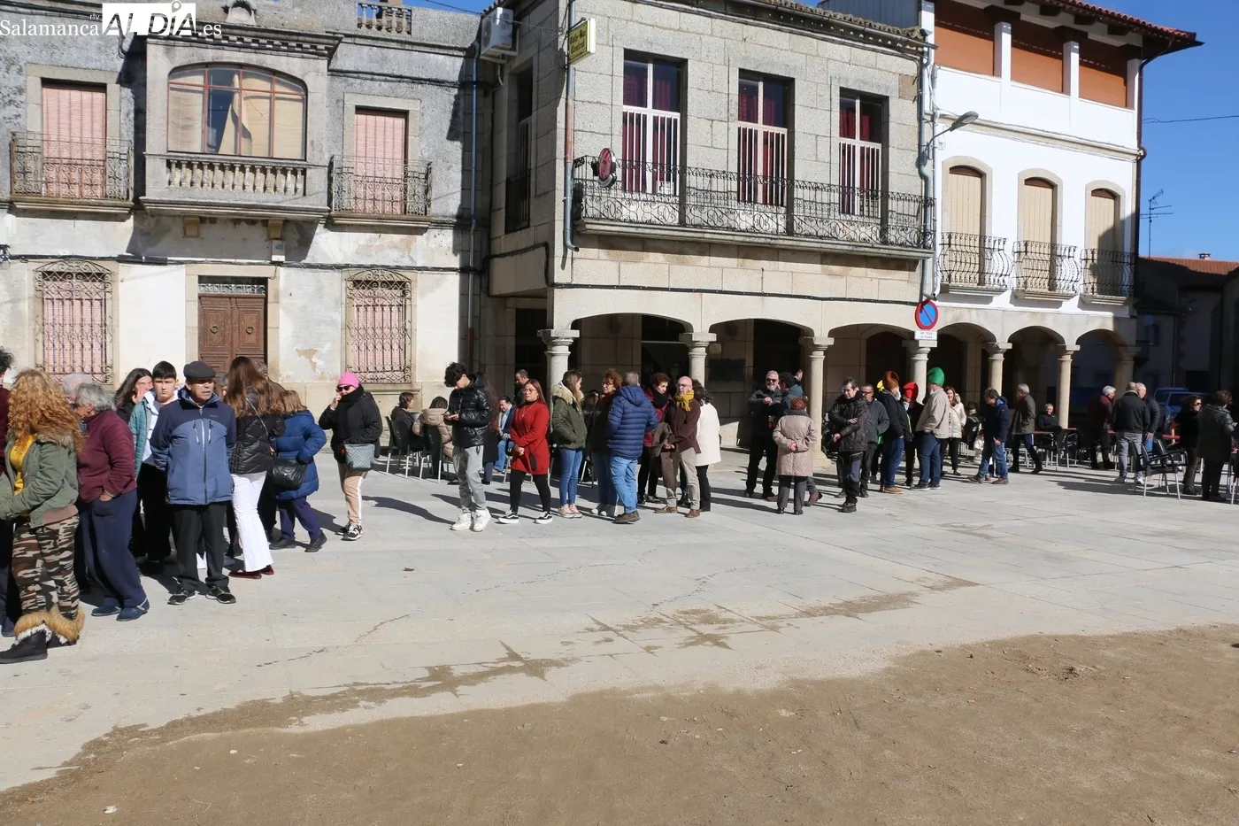 Comida de la matanza tradicional en Villavieja de Yeltes / CORRAL 