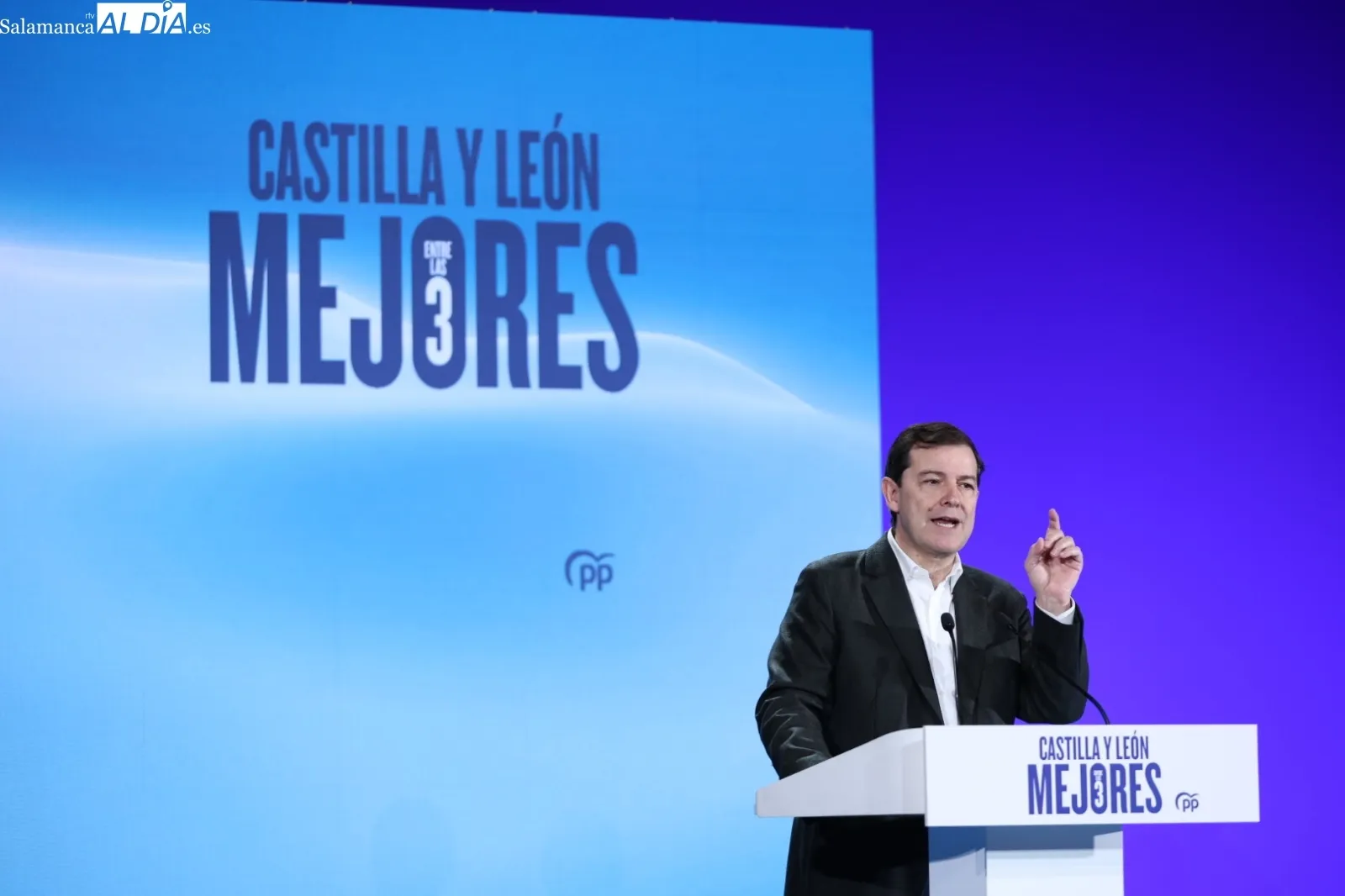 Alfonso Fernández Mañueco en la presentación de su candidatura | FOTOS: David Sañudo 
