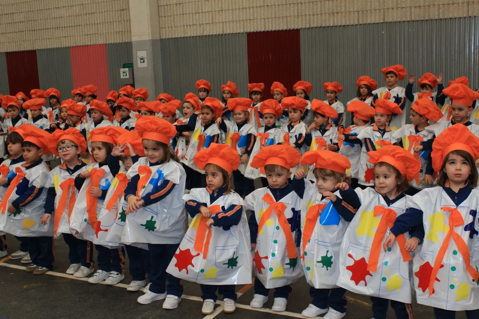 Foto 3 - El Colegio Calasanz transforma su Carnaval en una galer&iacute;a de arte con 'Peque&ntilde;os Grandes Pintores' (Fotos) 