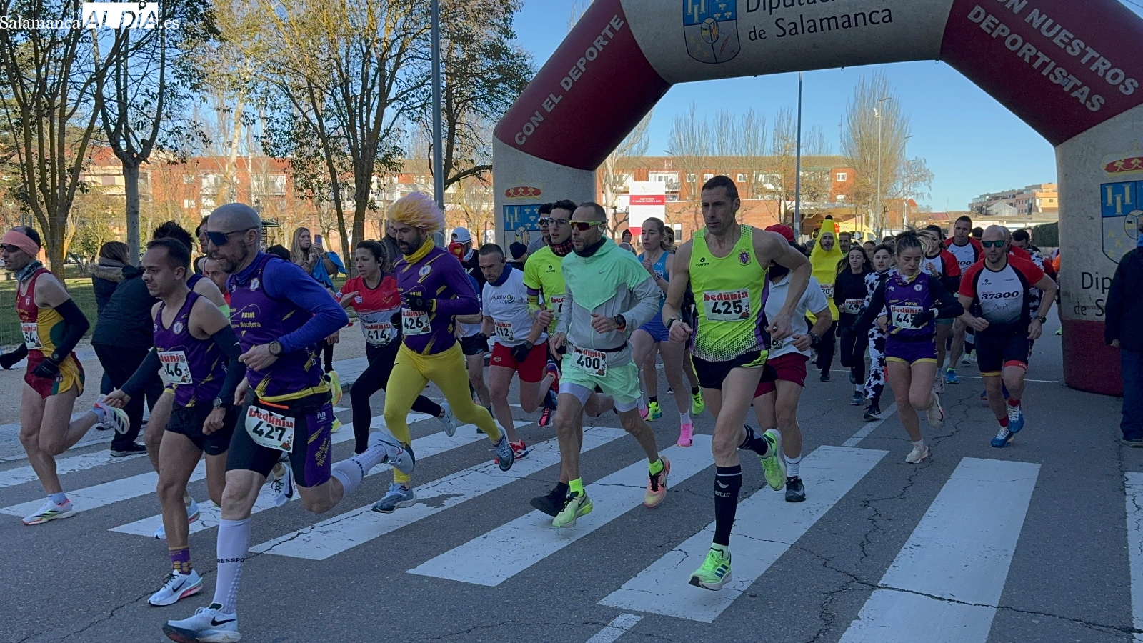 La X Milla Solidaria llena las calles de Peñaranda de deporte y ambiente en favor del Banco de Alimentos local