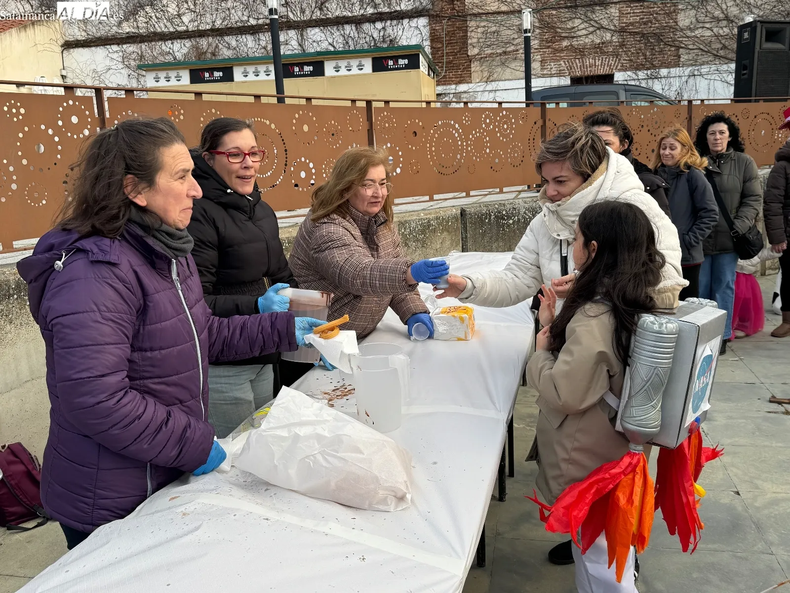 Fiesta infantil de carnaval en el parque La Huerta