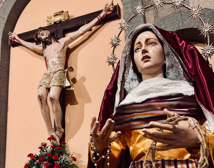 La Virgen de las Lágrimas ya luce de hebrea para el tiempo de Cuaresma