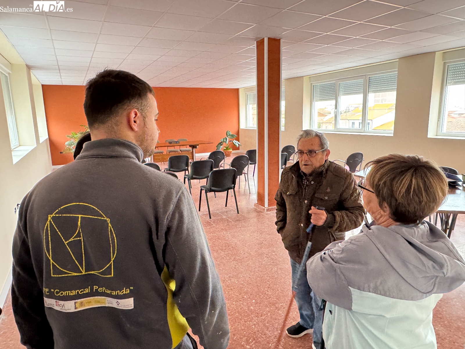 Así ha quedado el antiguo colegio de Peñaranda tras el trabajo del programa mixto y una inversión de 280.000 euros 