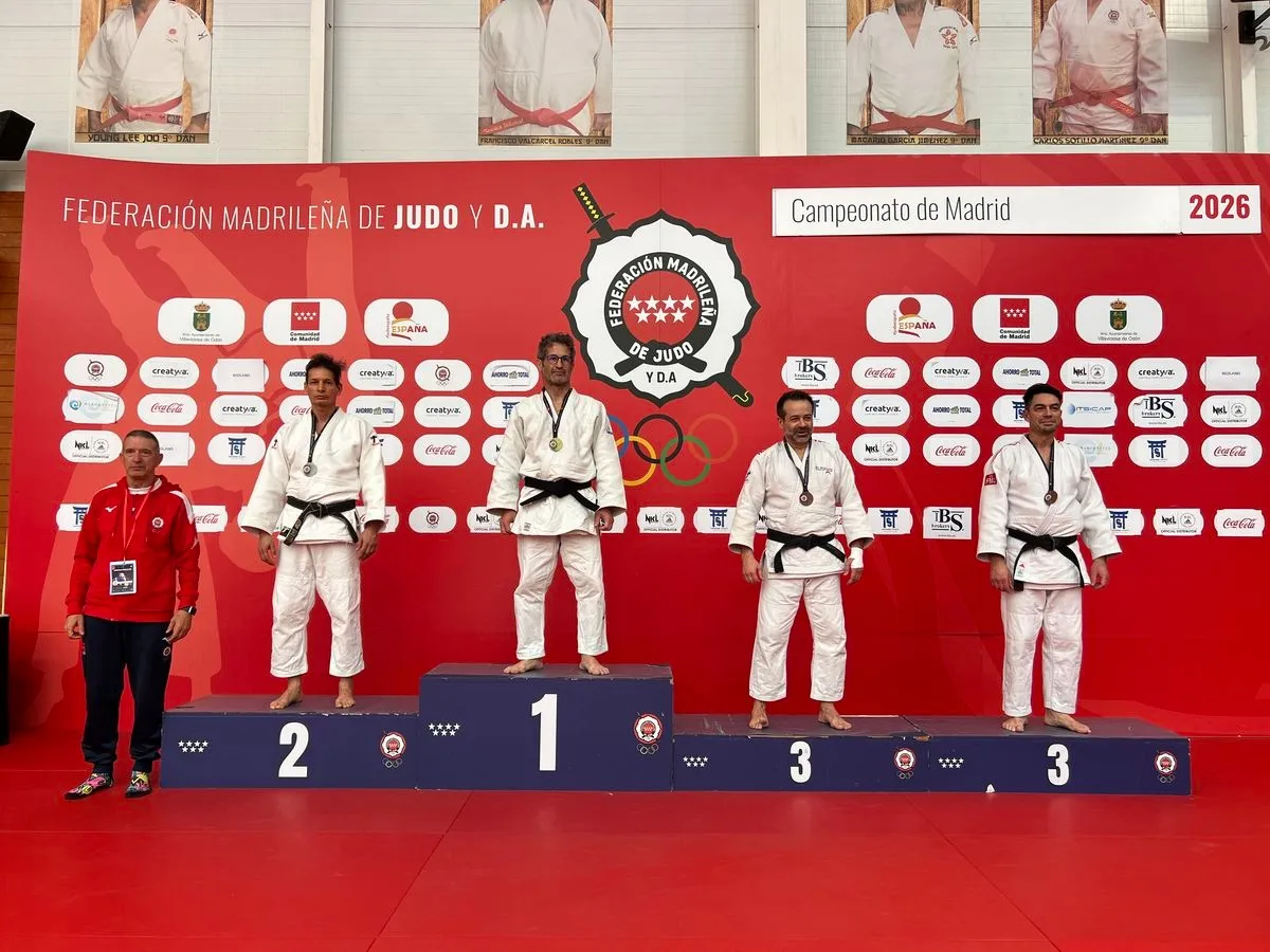 Dos medallas de plata para judokas salmantinos en la Supercopa de España de Veteranos