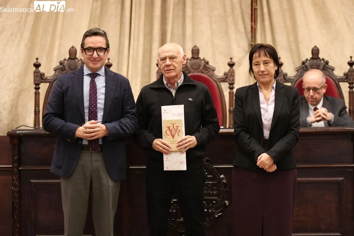 Homenaje de la USAL a los 61 profesores e investigadores que se jubilan este curso. Foto de David Sañudo