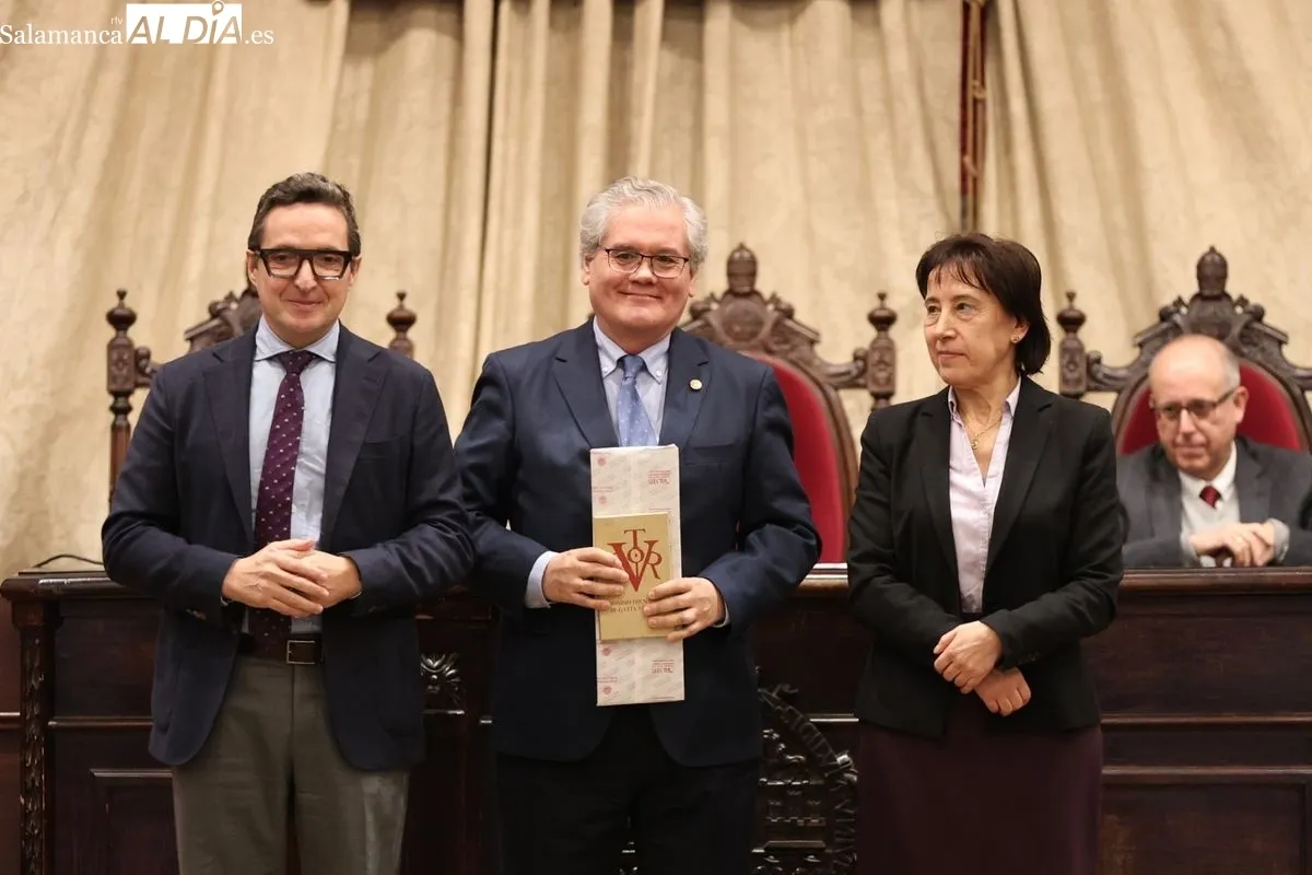 Homenaje de la USAL a los 61 profesores e investigadores que se jubilan este curso. Foto de David Sañudo