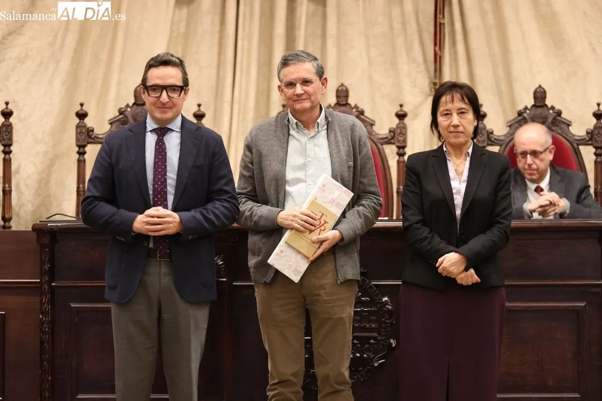 Homenaje de la USAL a los 61 profesores e investigadores que se jubilan este curso. Foto de David Sañudo