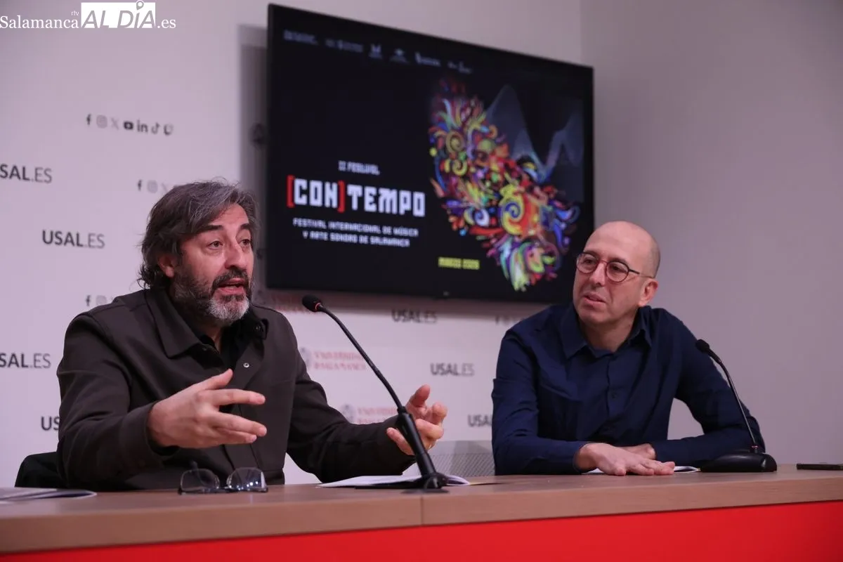 Presentación del Festival Internacional de Música y Arte Sonoro de Salamanca [CON]TEMPO. Foto de David Sañudo