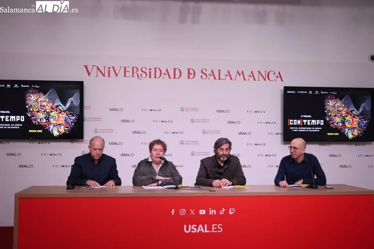 Presentación del Festival Internacional de Música y Arte Sonoro de Salamanca [CON]TEMPO. Foto de David Sañudo