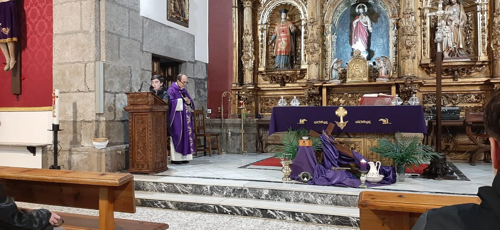 Miércoles de Ceniza en la parroquia de San Andrés 