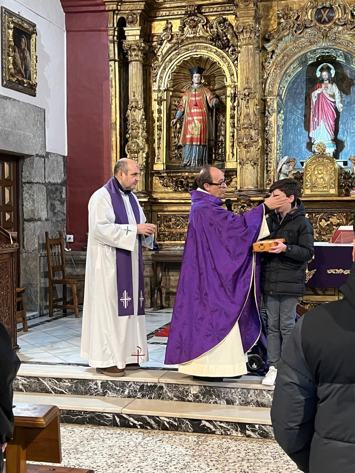 Miércoles de Ceniza multitudinario en San Andrés Salamanca