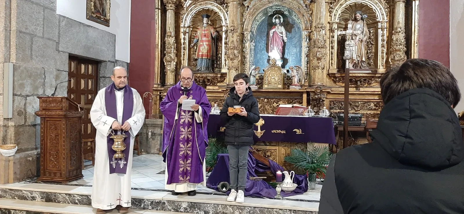 Miércoles de Ceniza en la parroquia de San Andrés 