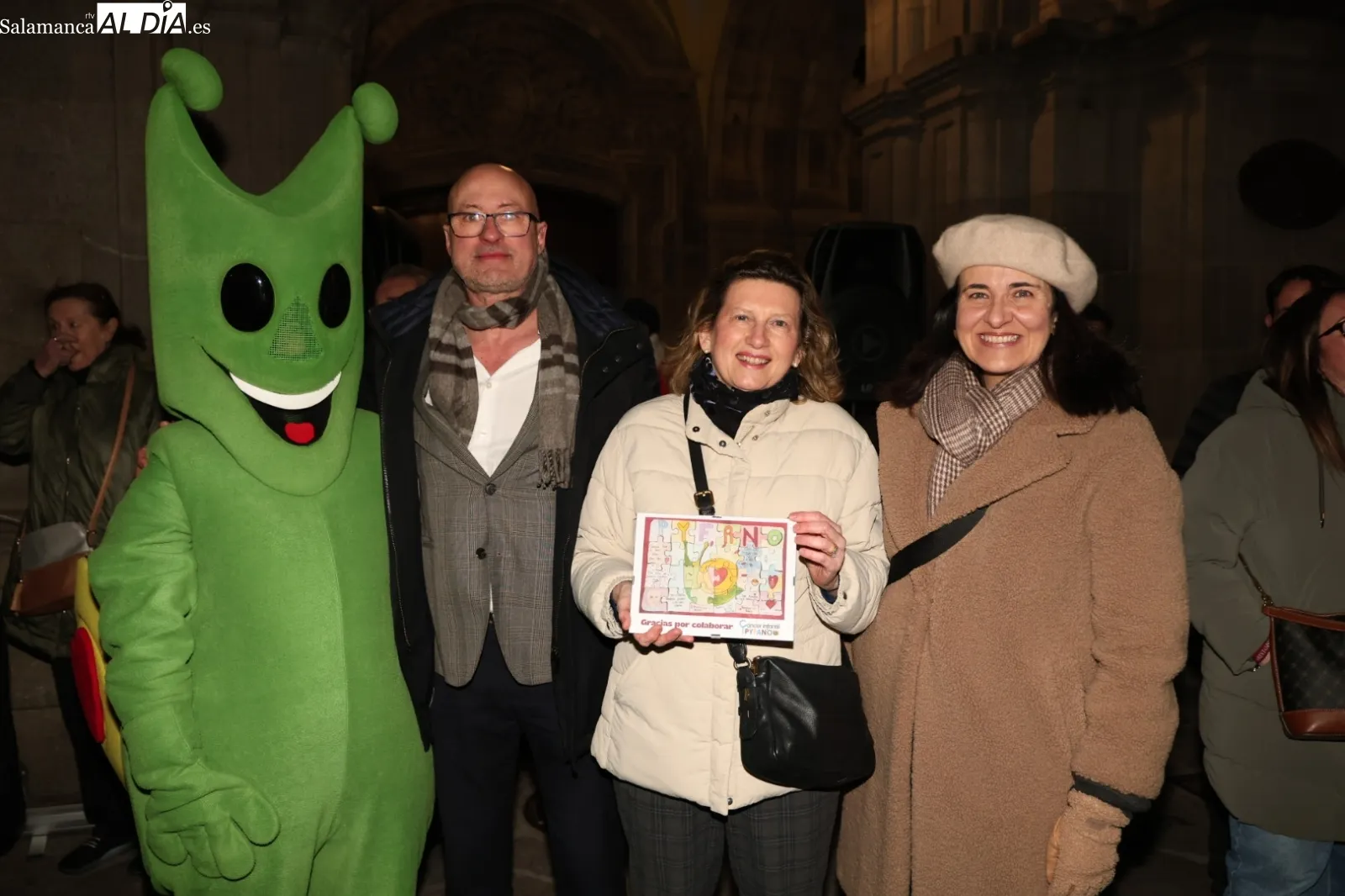 Emotiva suelta de globos y reivindicación de Pyfano en el corazón de Salamanca | Fotos: David Sañudo