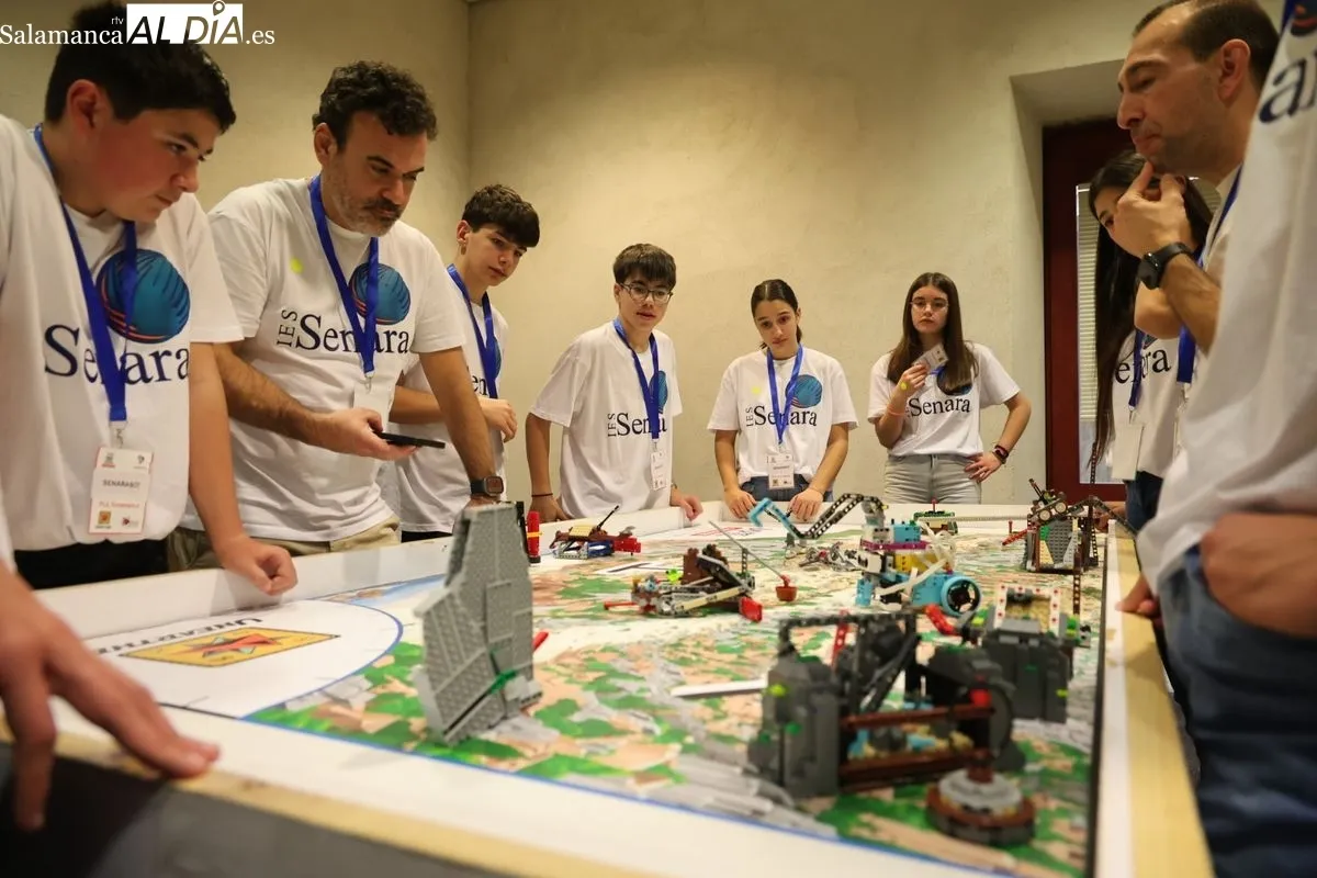 La Hospedería Fonseca acoge la décima edición del Torneo Clasificatorio First Lego League Salamanca. Fotos: David Sañudo