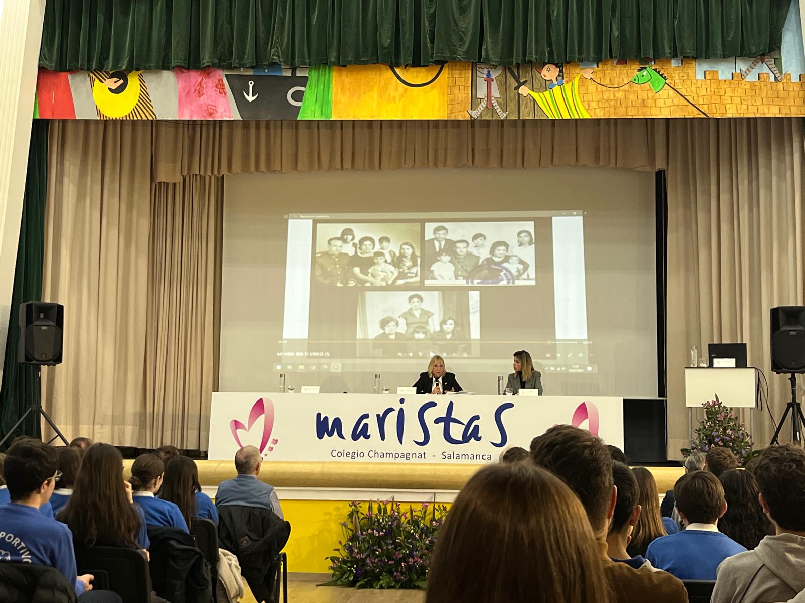 Acto de víctimas del terrorismo y orientación en Maristas Salamanca