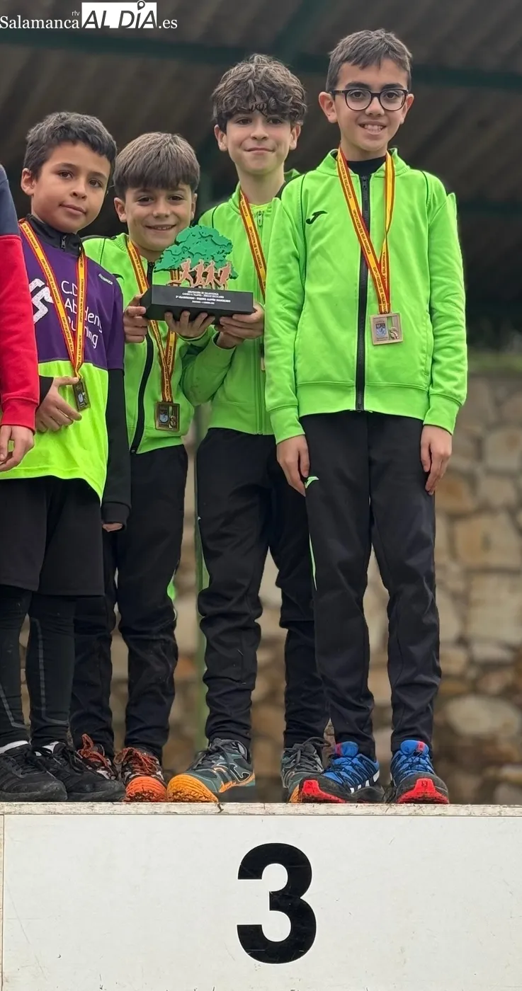 Éxito del CD Abadengo Running en campo a través de los Juegos Escolares  