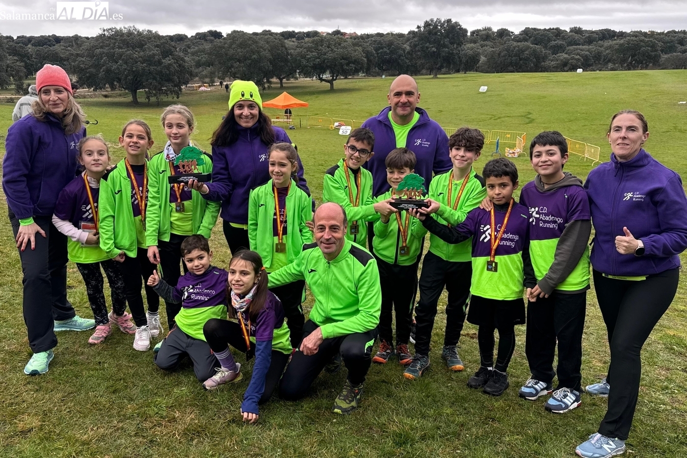 Éxito del C.D. Abadengo Running en la última jornada de campo a través escolar pese a la lluvia en Zarapicos