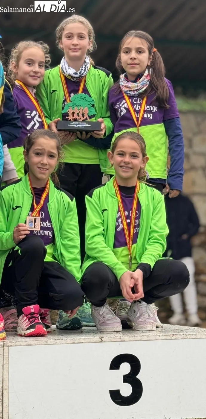 Éxito del CD Abadengo Running en campo a través de los Juegos Escolares  