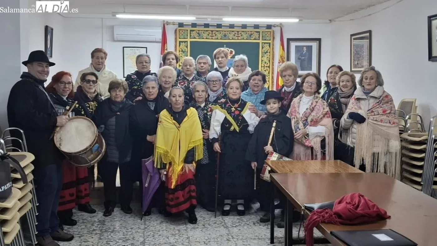 Fiesta de las águedas en Mieza
