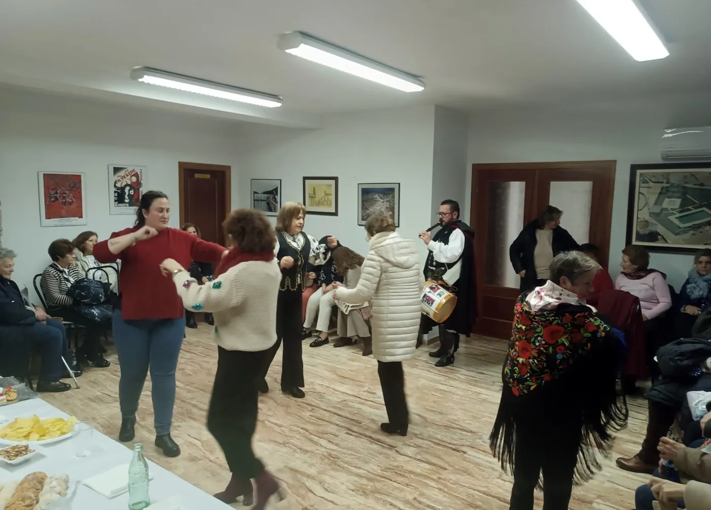 Celebración de las águedas en Vilvestre