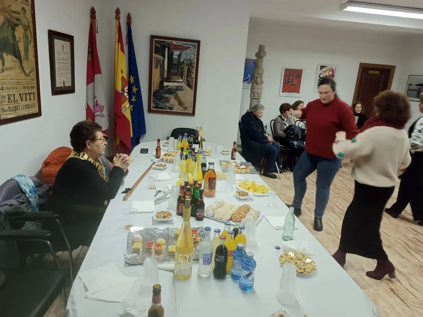 Celebración de las águedas en Vilvestre