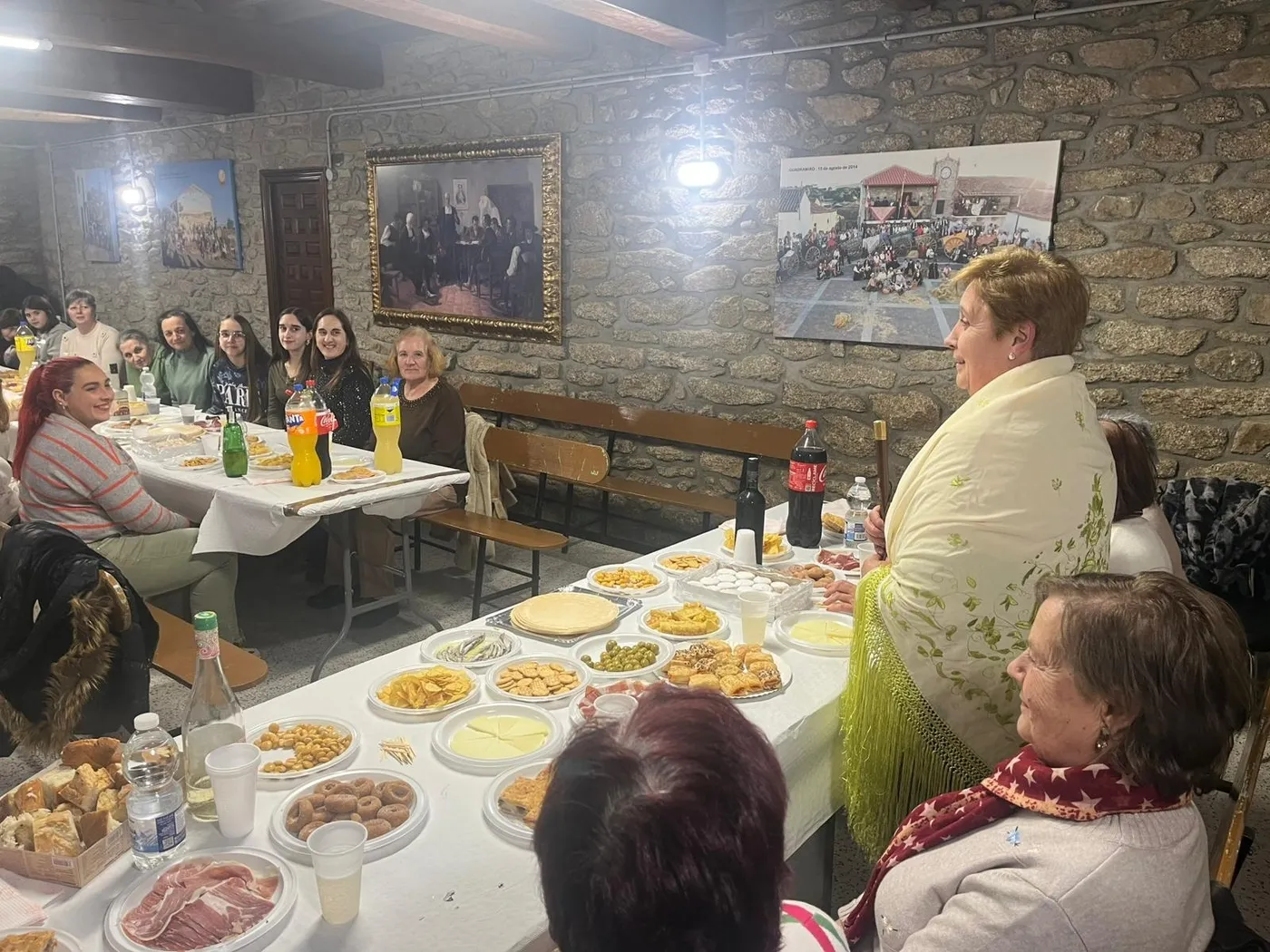 Fiesta de las águedas en Guadramiro