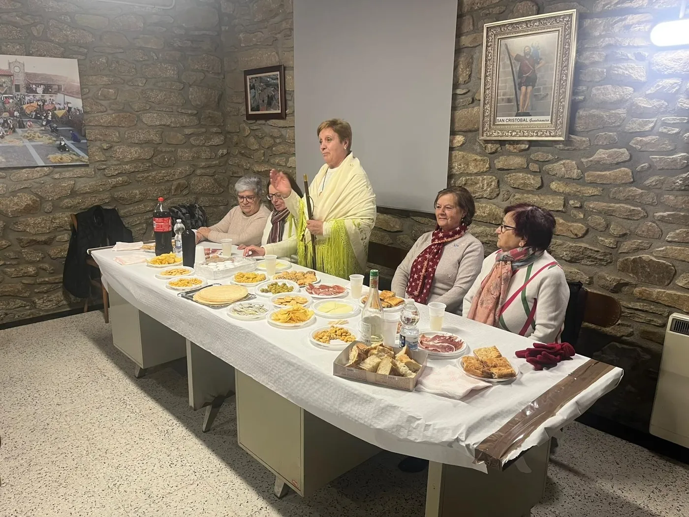 Fiesta de las águedas en Guadramiro