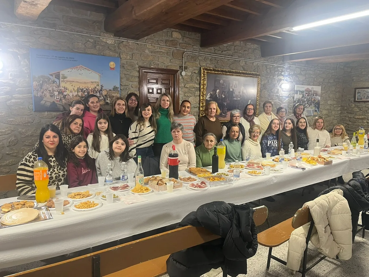 Fiesta de las águedas en Guadramiro