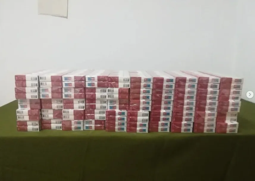 Cajetillas de tabaco intervenidas por la Guardia Civil