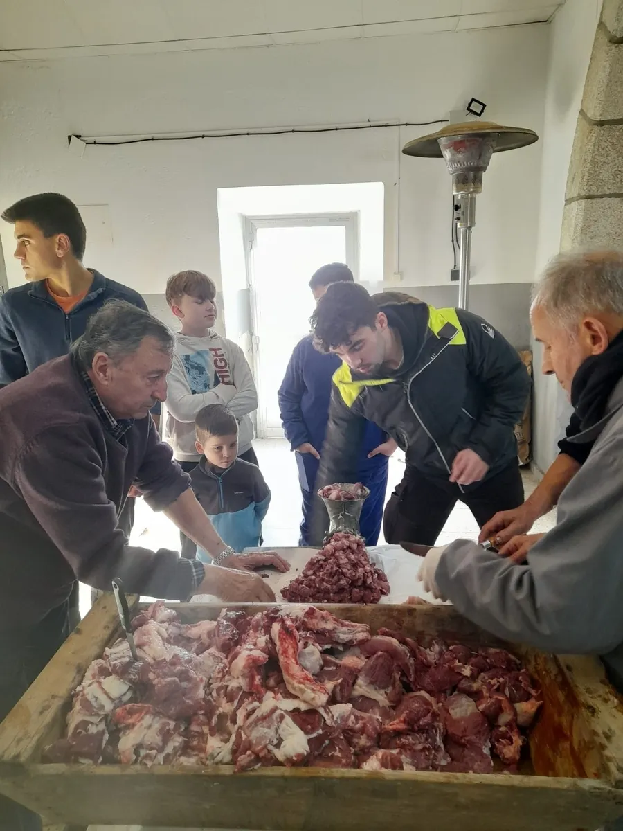 Matanza tradicional en Valderrodrigo