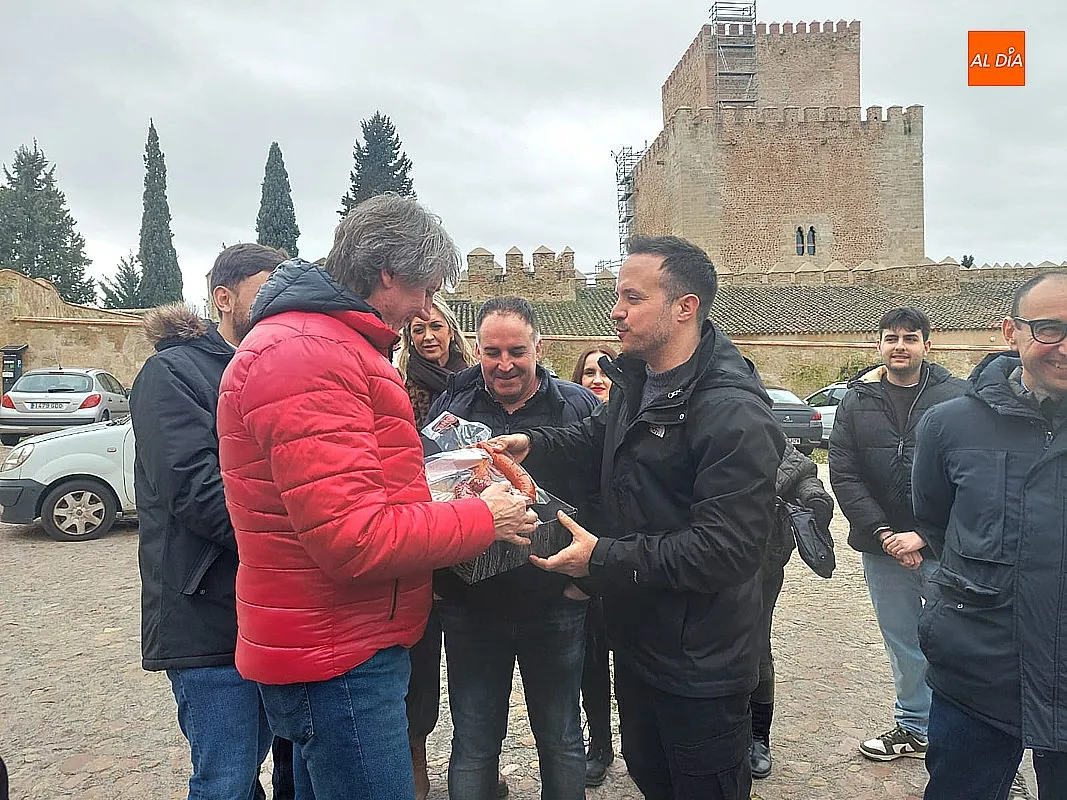 Visita de Carlos Martínez, candidato a las autonómicas del PSOE