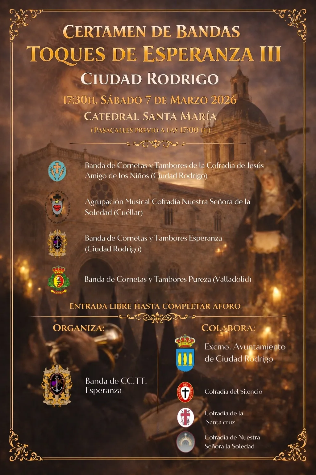 Presentación del III Certamen de Bandas Toques de Esperanza 