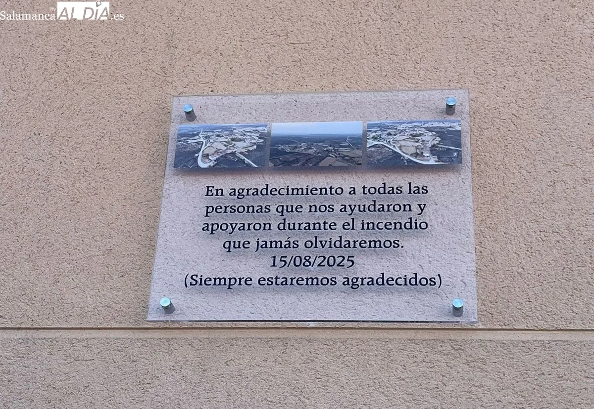 Foto 2 - La Matanza de Gejo rinde homenaje a los h&eacute;roes que lucharon contra el fuego