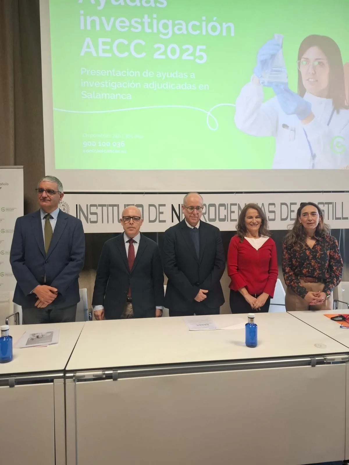 Foto 2 - La AECC adjudica diez nuevas ayudas por valor de 230.000 euros para la investigaci&oacute;n del c&aacute;ncer en Salamanca