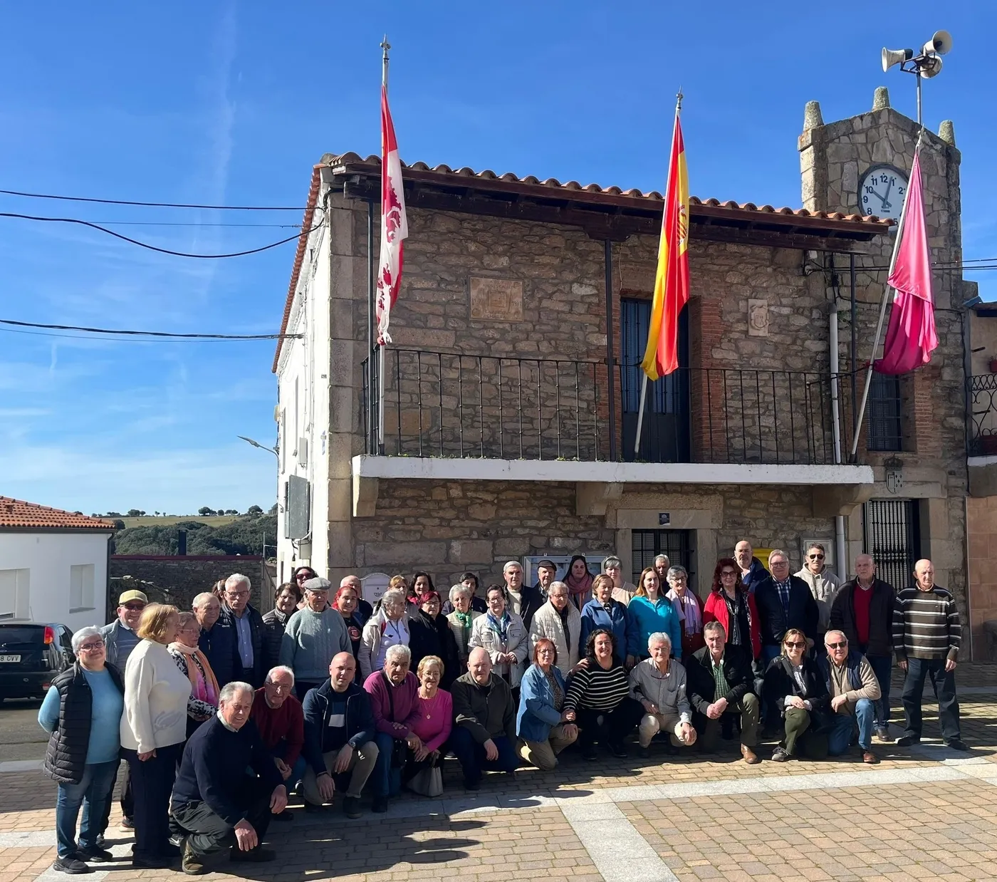 Homenaje a la enfermera Carmen Díez en Guadramiro