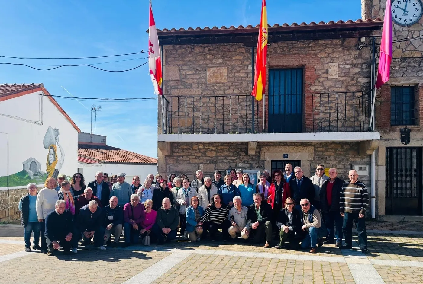 Homenaje a la enfermera Carmen Díez en Guadramiro