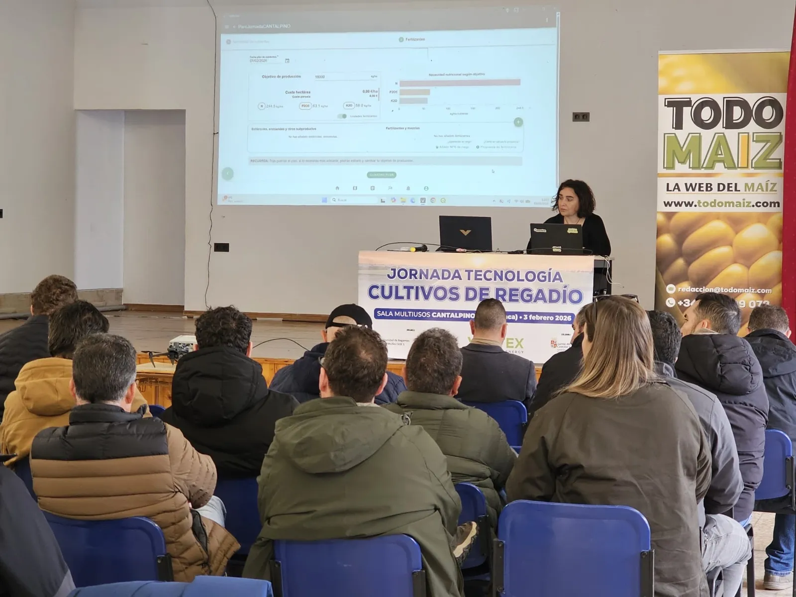 Foto 2 - La tecnolog&iacute;a y la nueva PAC centran una jornada sobre regad&iacute;o en Cantalpino